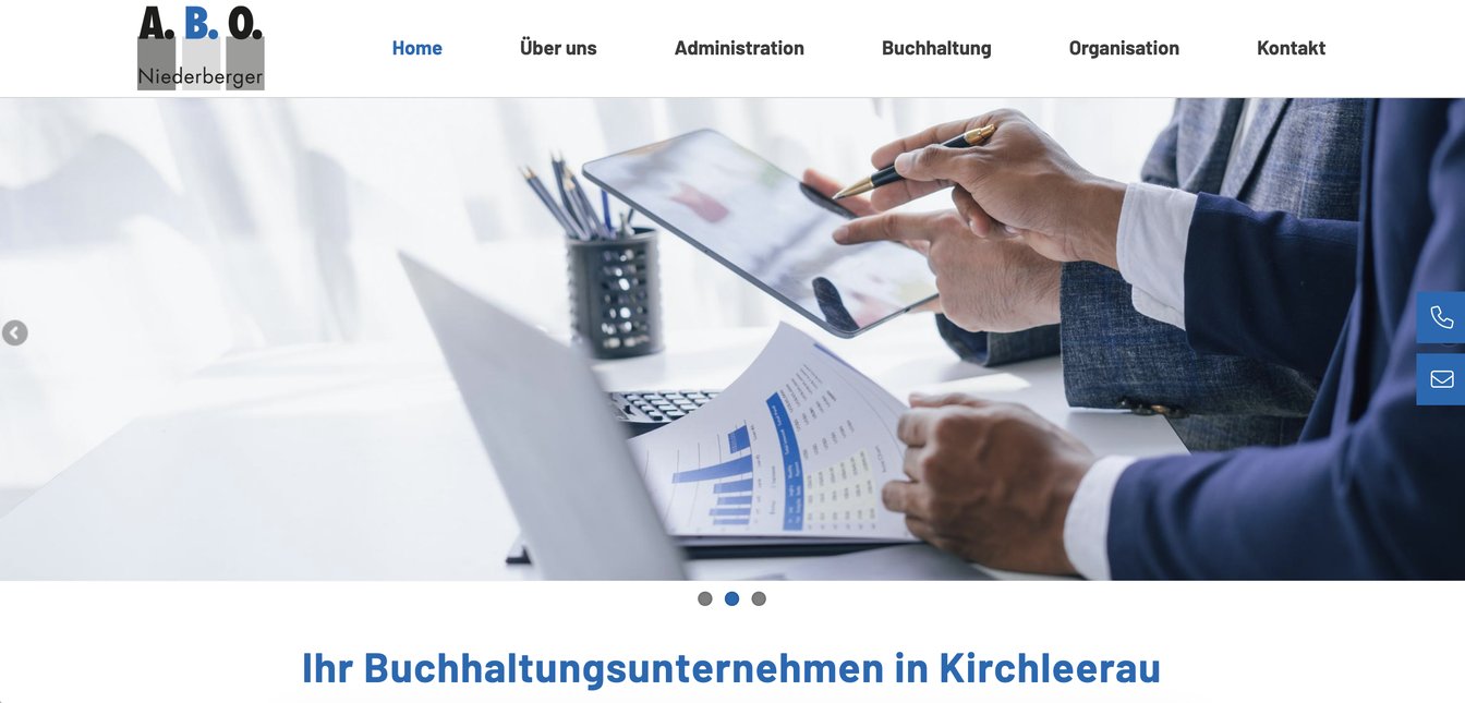 Screenshot abo-niederberger.ch